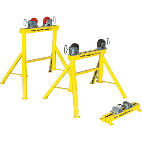 Support Adjust-A-Rolls, Capacit&eacute; de chargement 1000 lb, Capacit&eacute; max. de tuyau 36" TGS INDUSTRIEL