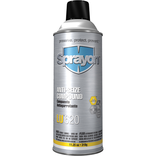 LU620 Anti-Seize Compound, 454 g, Aerosol Can, 2200°F (1204°C) Max. Temp TGS INDUSTRIEL