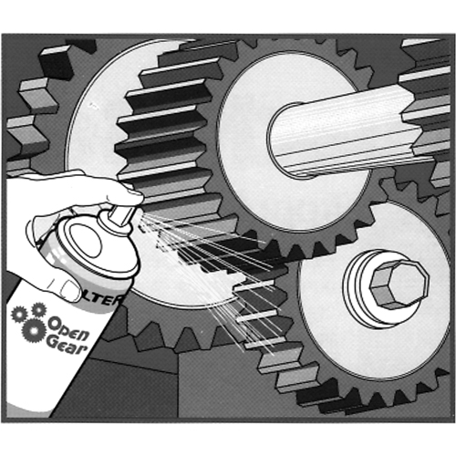 OPEN GEAR Lubricant, Aerosol Can TGS INDUSTRIEL