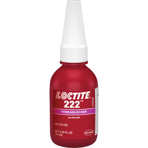 Compos&eacute; de blocage 222 petite vis, Mauve, Basse, 10 ml, Bouteille TGS INDUSTRIEL