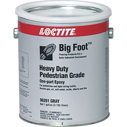 Big Foot Heavy Duty Pedestrian Grade Anti-Slip Coating, 1 gal., Epoxy-Based, Grey TGS INDUSTRIEL