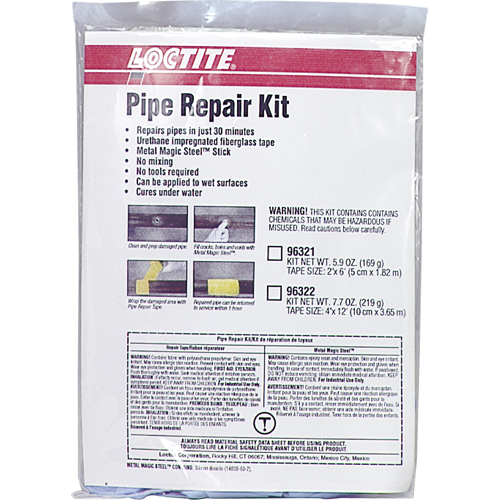 Pipe Repair Kits, Tape, 2" x 6', -17.7° C - 121° C/0° F - 250° F TGS INDUSTRIEL