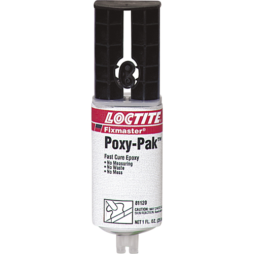Fixmaster&reg; Fast Cure POXY PAK Adhesive, 92 g, Syringe, Two-Part, Translucent TGS INDUSTRIEL