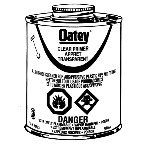 Clear Primer, 946 ml, Brush Top Can TGS INDUSTRIEL