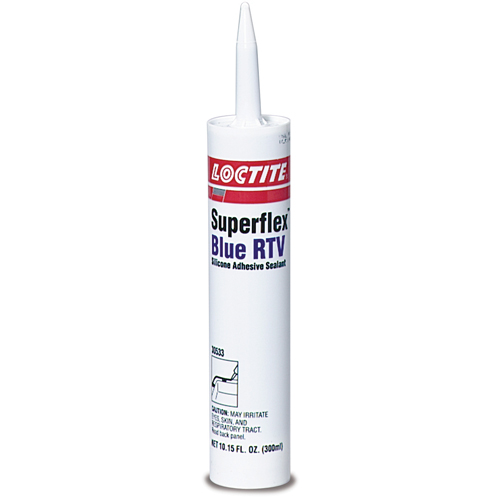 Superflex RTV Silicone Adhesive Sealant, Cartridge, Blue TGS INDUSTRIEL