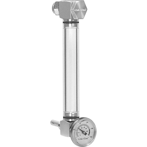 Indicateur de niveau &agrave; liquide en Rond Nylon, Filet&eacute;, 9" lo, 205°F (96,11° C) TGS INDUSTRIEL