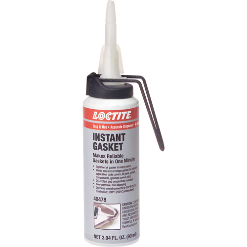 Scellant &agrave; joints Instant Gasket, Cartouche, Noir TGS INDUSTRIEL