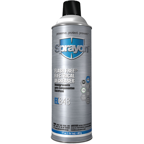 EL848 Flash Free&reg; Electrical Degreaser, Aerosol Can TGS INDUSTRIEL
