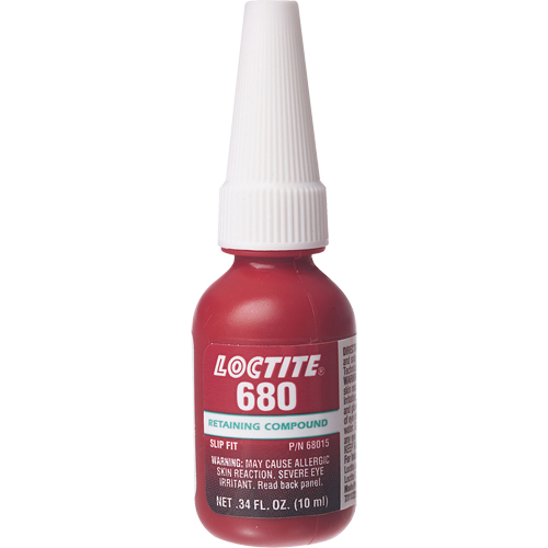 680 High Strength/Low-Viscosity Retaining Compounds, 10 ml, Bottle, Green TGS INDUSTRIEL