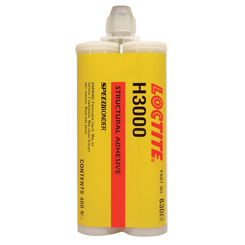 H3000 General Purpose Structural Adhesives, Two-Part, Dual Cartridge, 400 ml, Cream TGS INDUSTRIEL