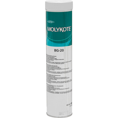 Graisse de roulement haute performance Molykote BG 20, 400 g, Cartouche TGS INDUSTRIEL
