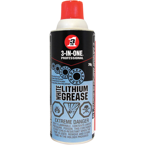 Graisse de lithium blanc 3-IN-1 , Canette a&eacute;rosol TGS INDUSTRIEL