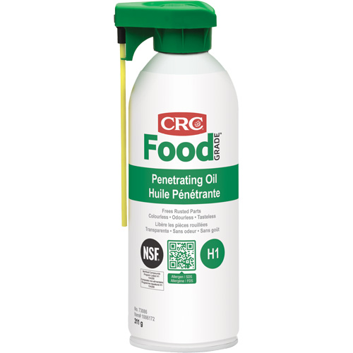 Huile p&eacute;n&eacute;trante pour usine alimentaire, Canette a&eacute;rosol, 312 g TGS INDUSTRIEL