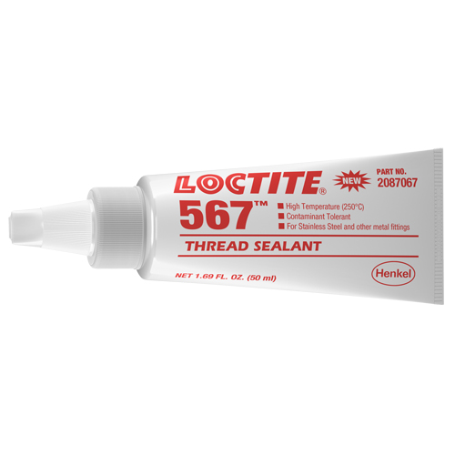 Scellant &agrave; filet haute temp&eacute;rature 567, Tube, 50 ml,  TGS INDUSTRIEL