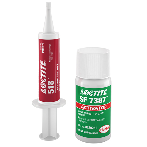 518 Flange Sealant, Syringe, Red TGS INDUSTRIEL