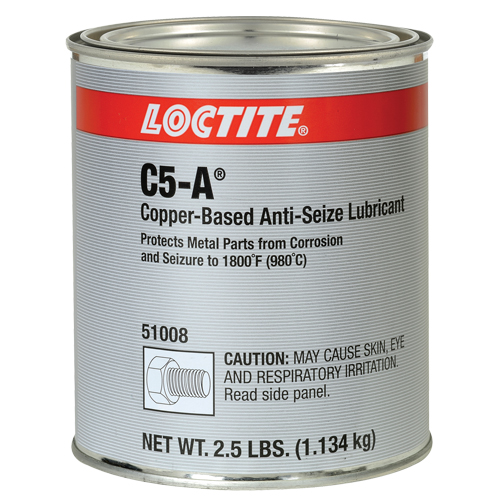 Loctite&reg; 8008 C5-A Copper Anti-Seize Lubricant, 2.5 lbs., Can, 1800°F (982°C) Max Temp. TGS INDUSTRIEL