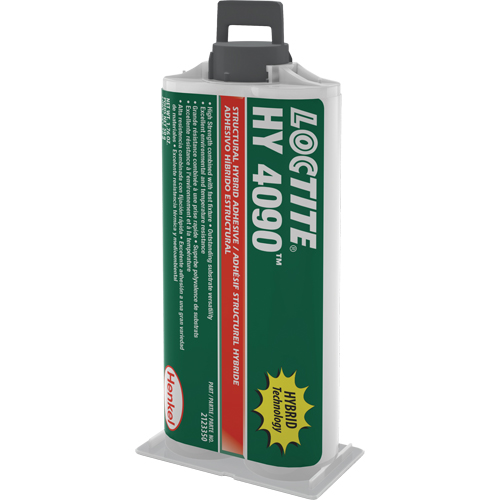 HY 4090 Structural Repair Hybrid Adhesive, Two-Part, Dual Cartridge, 50 g, Off-White TGS INDUSTRIEL