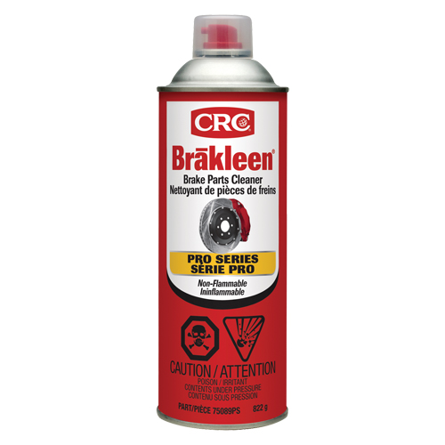 Produit de nettoyage ininflammable pour les freins de s&eacute;rie professionnelle Brakleen, Canette a&eacute;rosol TGS INDUSTRIEL