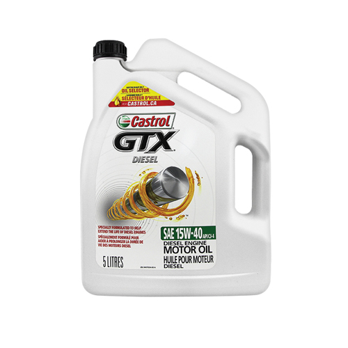 GTX&reg; DIESEL 15W40 Motor Oil, 5 L, Jug TGS INDUSTRIEL