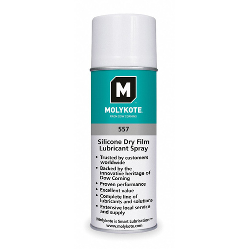 Molykote 557 Silicone Dry Film Lubricant, Aerosol Can TGS INDUSTRIEL