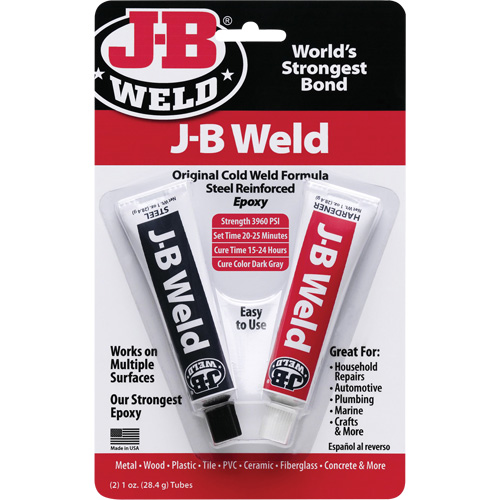 Epoxy, Two-Part, Tube, 2 oz., Grey TGS INDUSTRIEL