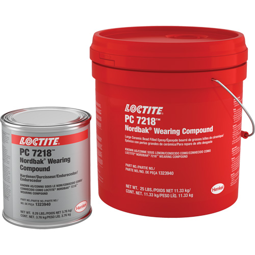 Wearing Compound 7218, 25 lbs., Pail, Two-Part, Grey TGS INDUSTRIEL