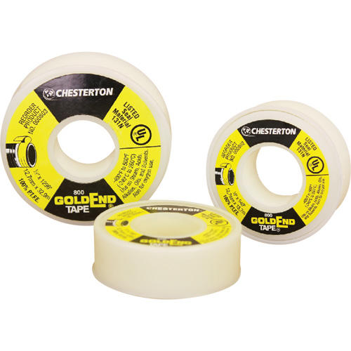 GoldEnd PTFE Sealing, Tape, 1/2" x 540", -240° C - 260° C/-400° F - 500° F TGS INDUSTRIEL