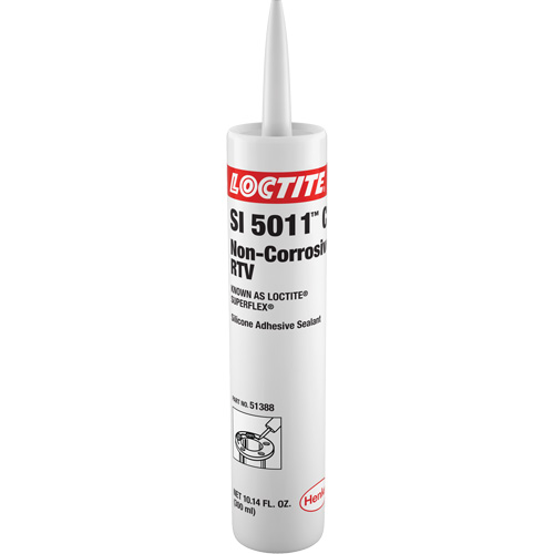 Superflex&reg; SI 5011CL Non-Corrosive RTV Silicone, Cartridge, Clear TGS INDUSTRIEL