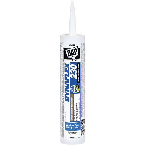 Scellant en &eacute;lastom&egrave;re de qualit&eacute; sup&eacute;rieure Dynaflex 230, 300 ml, Cartouche, Blanc TGS INDUSTRIEL