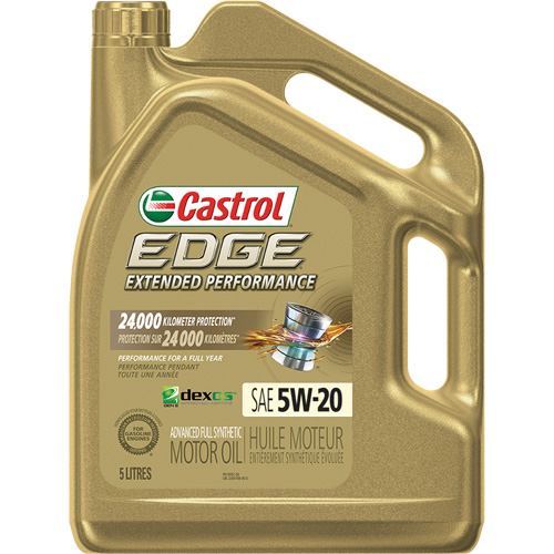 Edge&reg; Extended Performance 5W-20 Motor Oil, 5 L, Jug TGS INDUSTRIEL