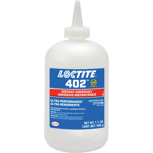 402 Instant Adhesive, Clear, Bottle, 500 g TGS INDUSTRIEL