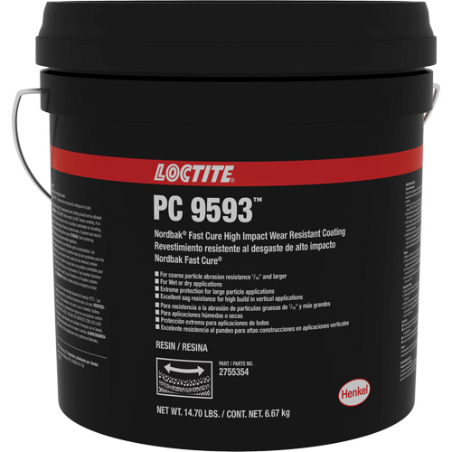 9593 Nordbak&reg; Wear Prevention Coating, Blue, 10 kg, Pail TGS INDUSTRIEL