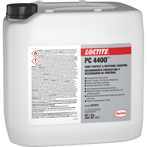 PC 4400 Paint Protect & Restore Coating, 3.8 L, Jug, Clear TGS INDUSTRIEL