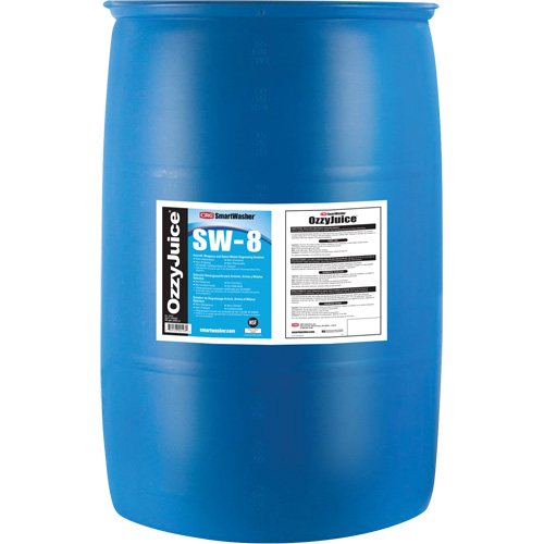 Produit d&eacute;graissant SmartWasher OzzyJuice SW-8 pour a&eacute;ronefs, armes et une s&eacute;lectin de m&eacute;taux, Baril TGS INDUSTRIEL