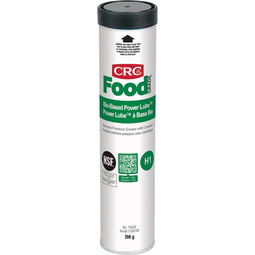 Graisse &agrave; pression extr&ecirc;me Power Lube biosourc&eacute; FoodGrade avec c&eacute;ramique, Cartouche TGS INDUSTRIEL