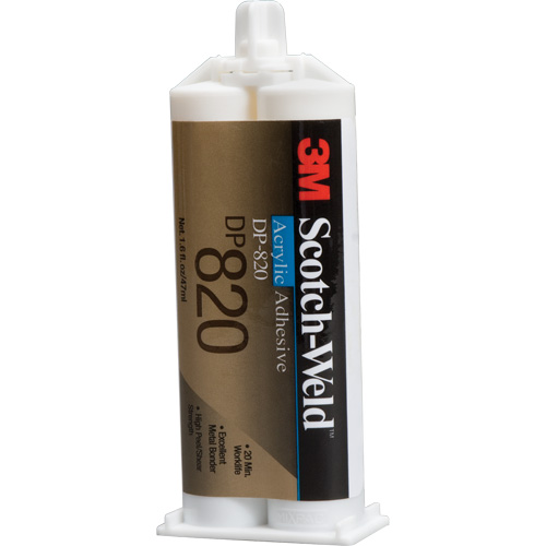 Scotch-Weld Acrylic Adhesive, Two-Part, Dual Cartridge, 1.6 fl. oz., Off-White TGS INDUSTRIEL
