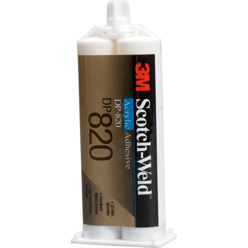 Scotch-Weld Acrylic Adhesive, Two-Part, Dual Cartridge, 400 ml, Off-White TGS INDUSTRIEL