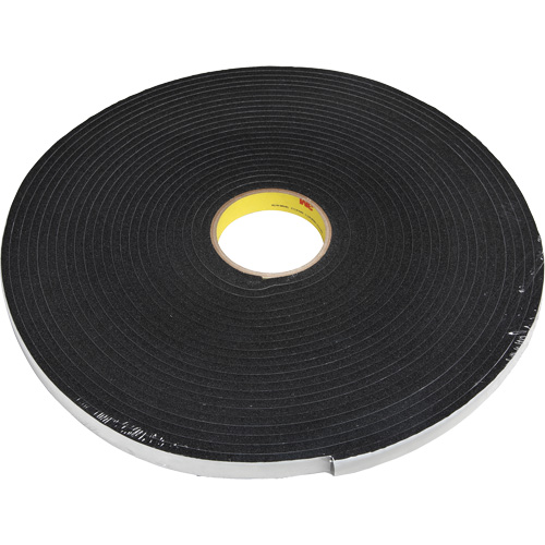 Double-Coated Foam Tape, 33 m (108') L x 12.7 mm (1/2") W, 62 mils, Polyethylene TGS INDUSTRIEL