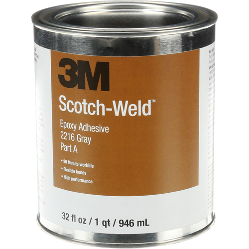 Adh&eacute;sif Scotch-Weld, 32 oz liq., Trousse, Deux composants, Gris TGS INDUSTRIEL