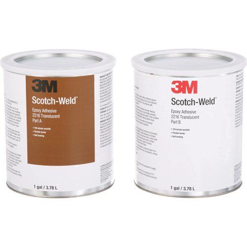 Scotch-Weld Adhesive, 1 gal., Pail, Two-Part, Translucent TGS INDUSTRIEL