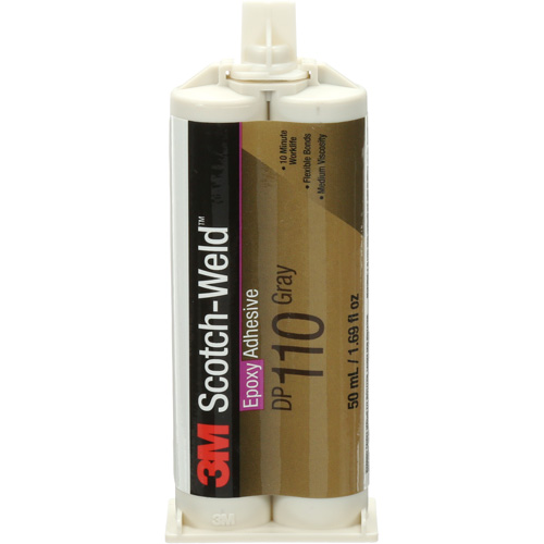 Adh&eacute;sif Scotch-Weld, 1,64 liq. oz., Cartouche, Deux composants, Gris TGS INDUSTRIEL