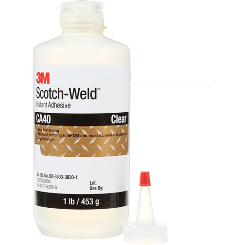 Scotch-Weld Instant Adhesive CA5, Clear, Bottle, 1 lbs. TGS INDUSTRIEL