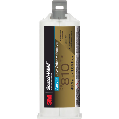 Scotch-Weld Low-Odor Acrylic Adhesive, Two-Part, Cartridge, 1.64 fl. oz., Off-White TGS INDUSTRIEL