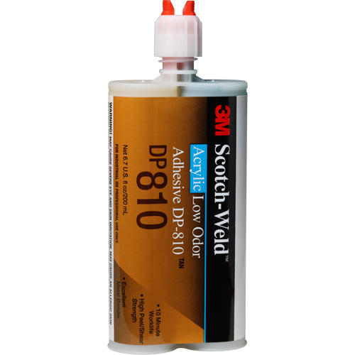 Scotch-Weld Low-Odor Acrylic Adhesive, Two-Part, Cartridge, 200 ml, Off-White TGS INDUSTRIEL