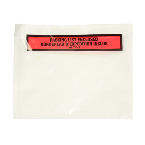 Packing List Envelope, 7" L x 5" W, Endloading Style TGS INDUSTRIEL