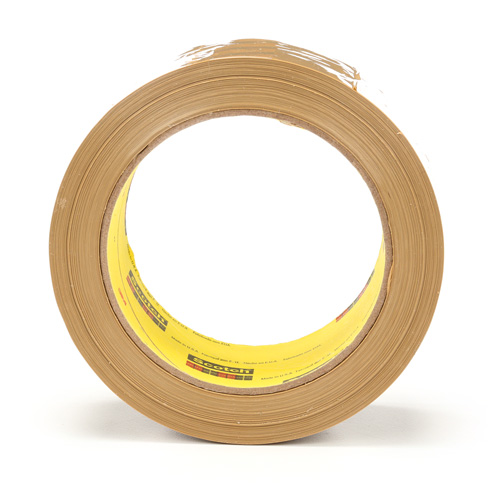 Ruban pour sceller les boîtes Scotch 375, Adh&eacute;sif Thermofusible, 3,1 mils, 48 mm (2") x 50 m (164') TGS INDUSTRIEL