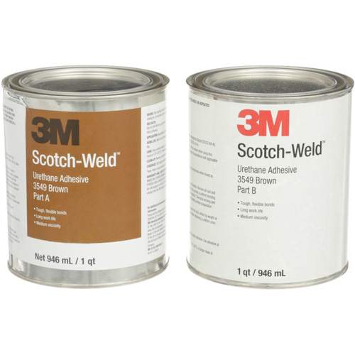 Adh&eacute;sif &agrave; base d'ur&eacute;thane 3549 Scotch-Weld, 64 oz liq., Canette, Brun TGS INDUSTRIEL