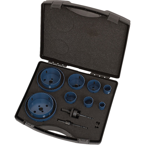 Electrician's Master Holesaw Kit, 12 Pieces TGS INDUSTRIEL