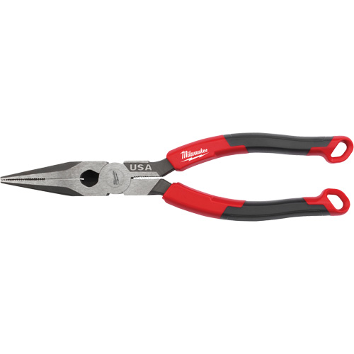 Long Nose Comfort Grip Pliers, 8" L TGS INDUSTRIEL