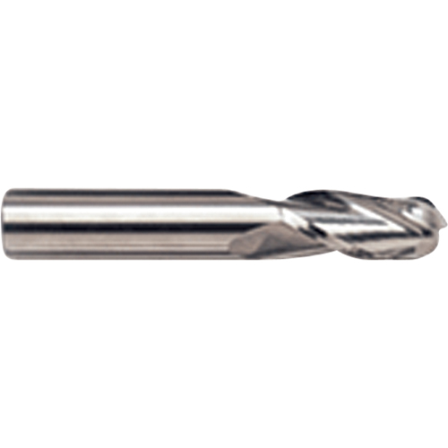 Fraise en bout sph&eacute;rique, 1/8" dia., 4 cannelures, Carbure TGS INDUSTRIEL